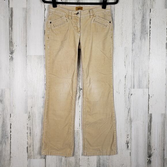 Anthropologie Louie Tan Corduroy Bootcut Pants Women's Size 0 - Picture 1 of 11